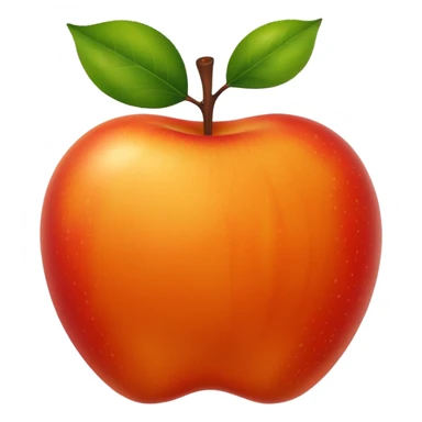 Orange, Apricot, Apple Fruit sticker