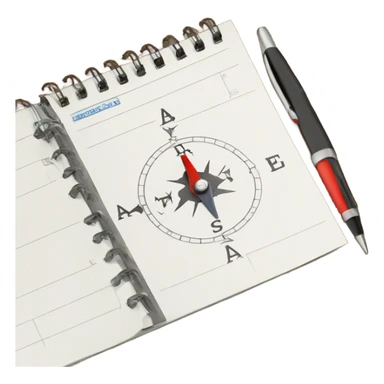 task sheet with boussole  sticker