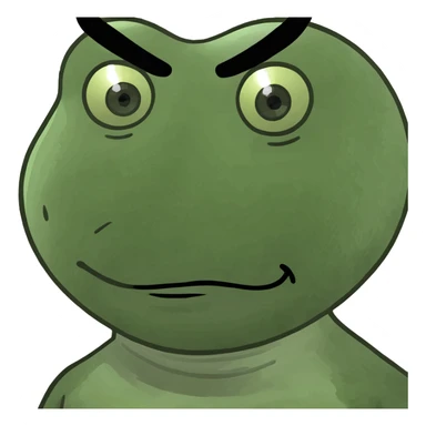 Smirk face emoji with eyebrows raised  sticker