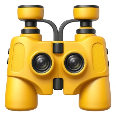 Yellow Binoculars sticker