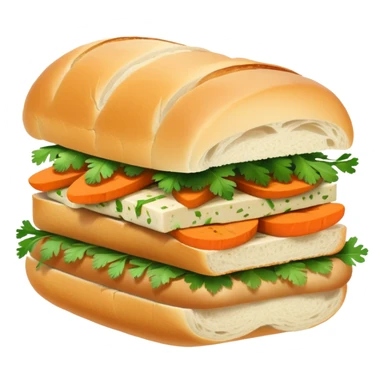 Banh mi veggie sandwich  sticker