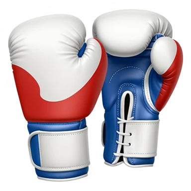 White boxing gloves emoji sticker