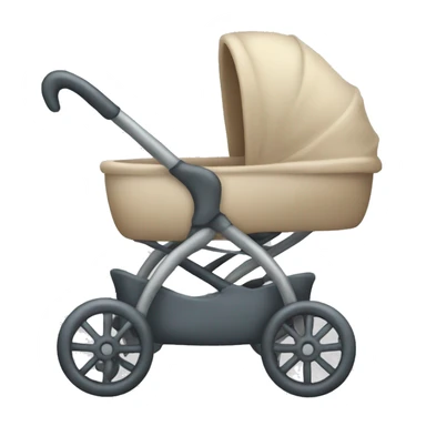 A child in a stroller sticker
