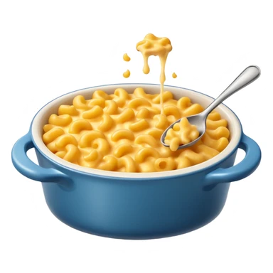 Mac & cheese in a baking dish sticker
