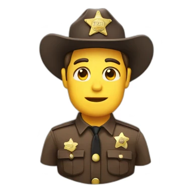 sheriff badge sticker