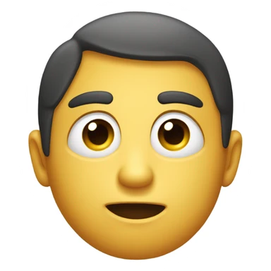 An emoji side eyeing and rolling their eyes  sticker