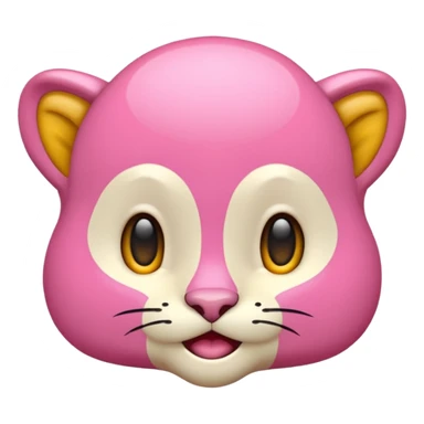 Emoji 🐆 rosa sticker
