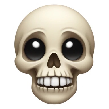 cute skull sticker