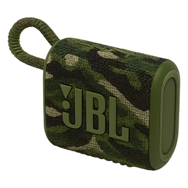 military-themed portable JBL speaker in camouflage colors sticker