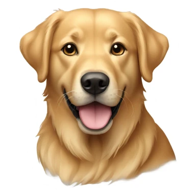 Create a golden retriever/lab mix sticker