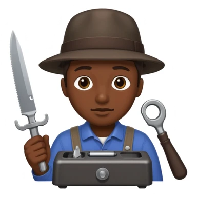 Knife sharpener sticker