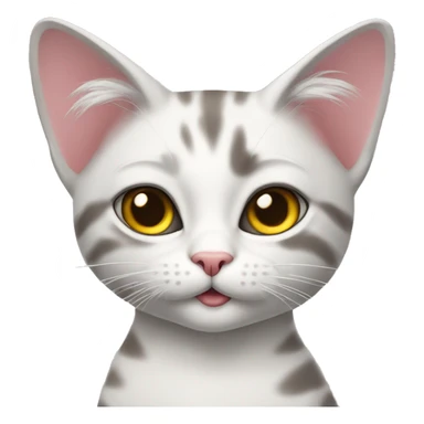 coquette cat sticker