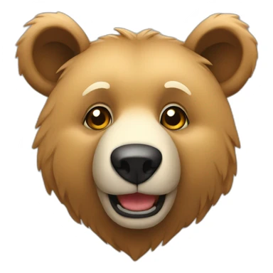 Ein bär der sitzt sticker