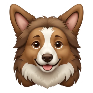 Bohemian Shepard dog sticker