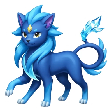 Luxray-Suicune-Amaura-fusion sticker