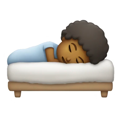 sleeping person dark blur colo sticker