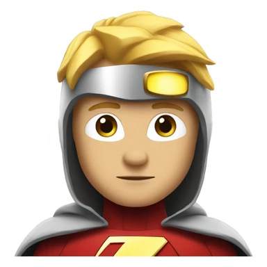 one Flash superhero logo sticker