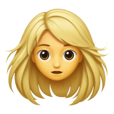 hair flyaways sticker