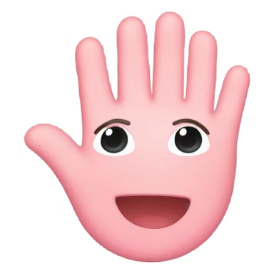 pink Saluting Face sticker