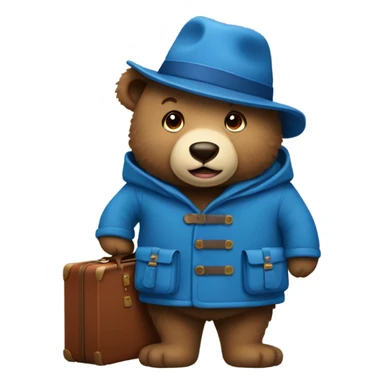 Paddington bear sticker