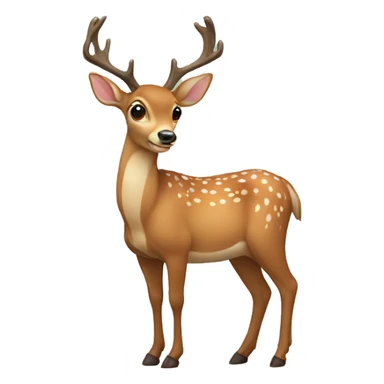 Deer sticker