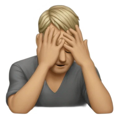 Italian facepalm sticker