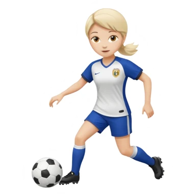 una madame che gioca a calcio sticker