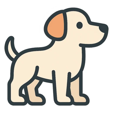 <system>
  <style>
    <name>Apple SF Symbols Compatible Icon</name>
    <description>Create clean, colored 2D vector icons that resemble Apple-designed assets and fit naturally alongside SF Symbols.</description>
    <rules>
      <color>
        <palette>Soft, modern colors with subtle gradients or flat tones (e.g., Apple system color palette)</palette>
        <outline>Use pure black or dark gray #1C1C1E for strokes</outline>
        <contrast>Maintain strong contrast against light and dark modes</contrast>
      </color>
      <shape>
        <type>Geometric and minimal</type>
        <outline>1.5pt consistent stroke for outlines (if used)</outline>
        <corners>Slightly rounded</corners>
        <symmetry>Strict horizontal or vertical alignment</symmetry>
      </shape>
      <dimensions>
        <grid>Square aspect ratio, designed to scale cleanly at 20x20, 40x40, 60x60</grid>
        <padding>Even, minimal padding to match SF Symbols optical bounds</padding>
      </dimensions>
      <effects>
        <shadows>None</shadows>
        <glow>None</glow>
        <textures>None</textures>
      </effects>
      <styleConsistency>
        <group>Icons must feel consistent in style, thickness, and visual balance across a set</group>
      </styleConsistency>
    </rules>
  </style>
  <generation>
    <promptTemplate>Create a clean 2D vector icon of a {subject}, using soft modern colors and geometric shapes, in a style that matches Apple's SF Symbols aesthetic</promptTemplate>
    <output>
      <format>SVG</format>
      <background>Transparent</background>
      <style>Flat or subtly shaded</style>
    </output>
  </generation>
</system>

{subject} = dog sticker