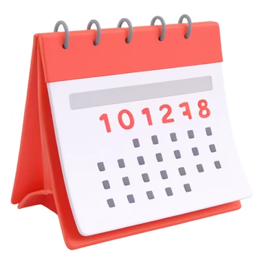 Kalendorius su streak Ugnele 
 sticker