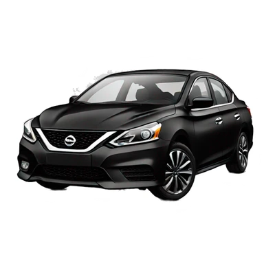 Black Nissan Sentra sticker