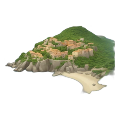 Island corsica sticker