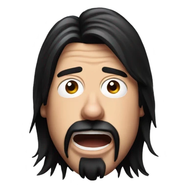 Dave Grohl surprised sticker