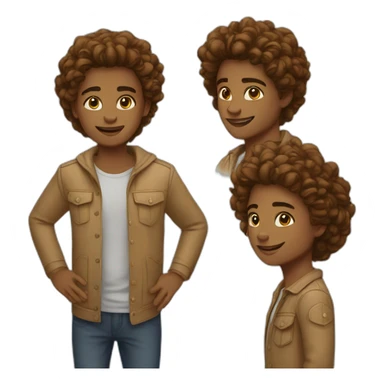 Leo with haina sticker