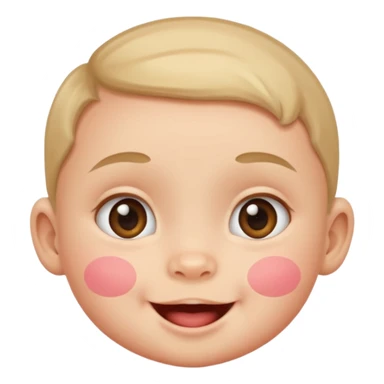 baby face painting sticker