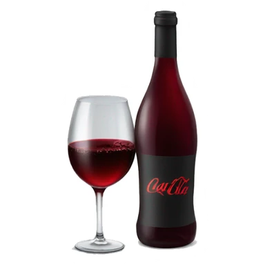 red wine with coke sticker