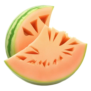 A Melon bursting sticker