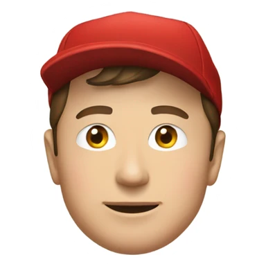 Elon musk wearing a red hat sticker
