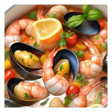 cazuela de mariscos sticker