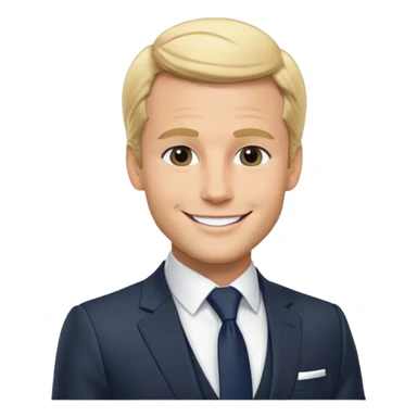 Macron ken barbie sticker