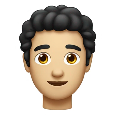 "man wih black hair and brown eyes at macbook laptop" sticker