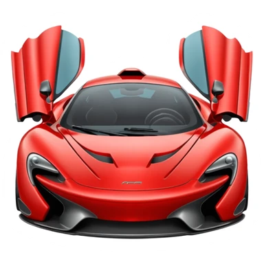 maak een auto en het is een mc laren sticker