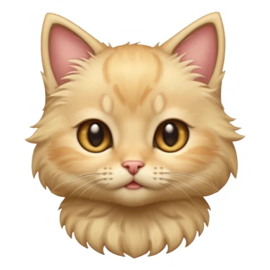 blonde kitten sticker