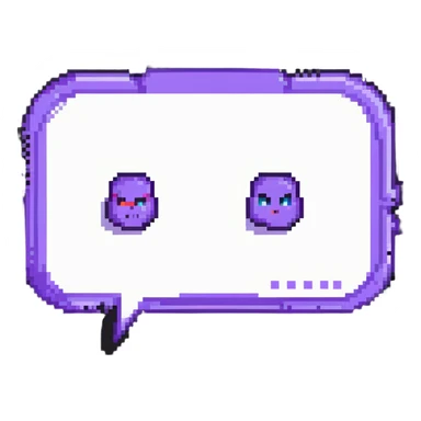 Twitch logo purple with white speech bubble sticker