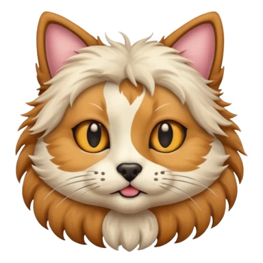 cat and dog one body sticker