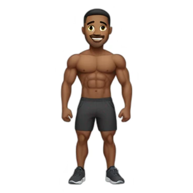 Fitness guy sticker