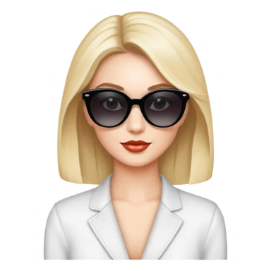 Chic sunglasses women sticker