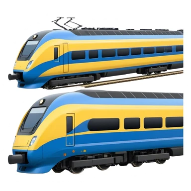 Passenger Train - New Intercity Fleet (Mariyung) (Model Year: 2023) (Iconic Colour: Blue and yellow) sticker
