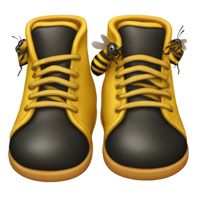 bees wear shoes sticker