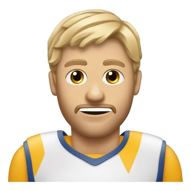 håndballbane med to mål med en person som skårer sticker