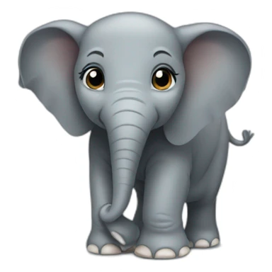 Elephant Calf sticker